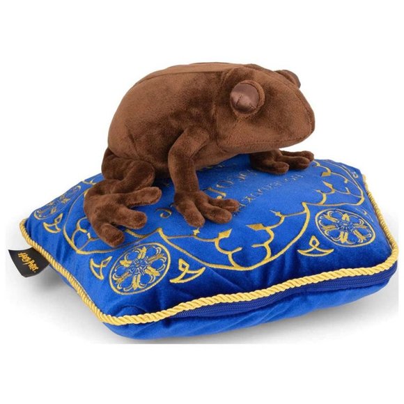 NWT - Harry Potter Chocolate Frog Cushion Plush Set Noble Collection - Picture 4 of 6